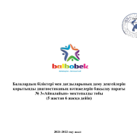 Айналайын қорытынды мониторинг 2021-2022